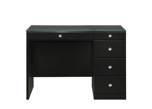 Crown Mark Morgan Black Vanity Desk