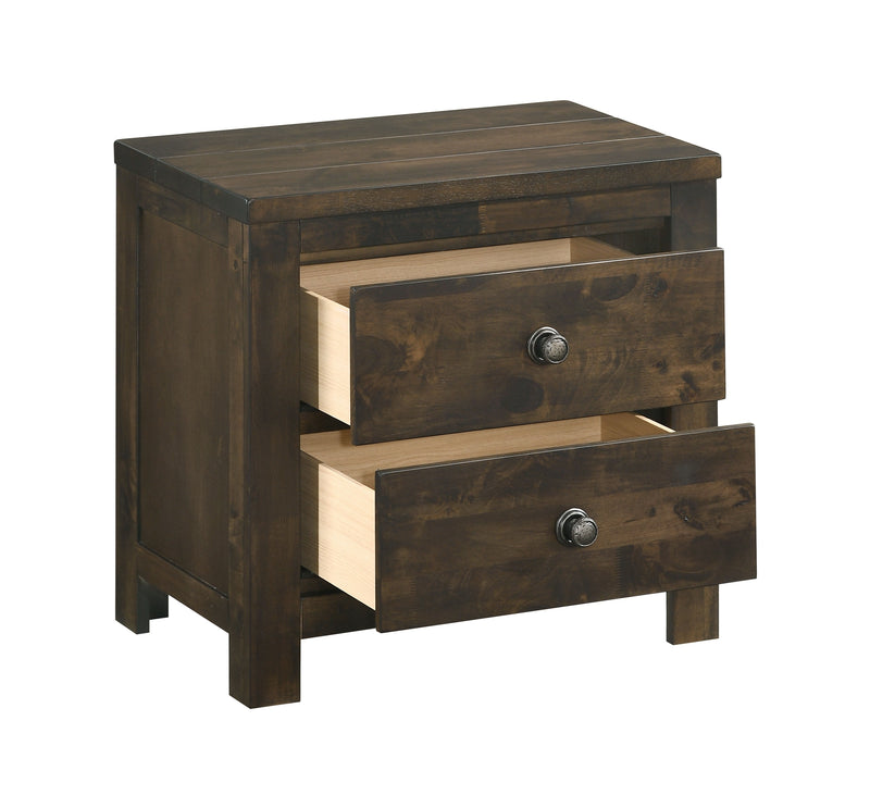New Classic Furniture Blue Ridge Rustic Gray Nightstand