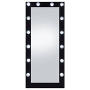 Coaster Furniture Zayan Black LED Floor Mirror