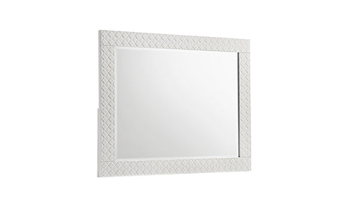 Galaxy Home Blanca White Mirror