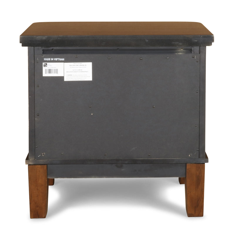 New Classic Furniture Cagney Vintage Gray Nightstand