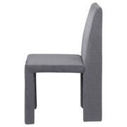 2 Coaster Furniture Tordera Grey Velvet Dining Side Chairs