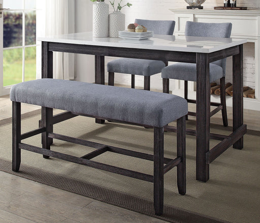 Acme Furniture Yelena Weathered Espresso 4pc Counter Height Set