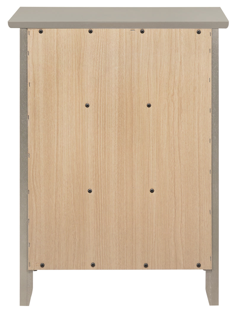 Glory Furniture Daniel Gray 3 Drawers Nightstand