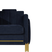 New Classic Furniture Empire Black Lighted Sofa