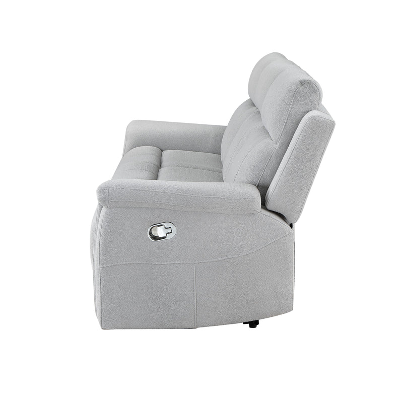 Global Furniture U1797 Grey Reclining Sofa