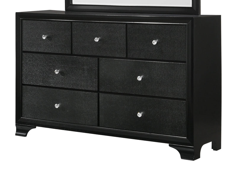 Crown Mark Micah Black Dresser