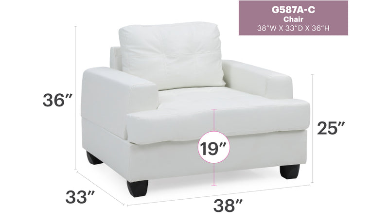 Glory Furniture Sandridge Black Chair