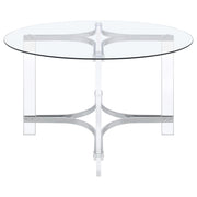 Coaster Furniture Keeling Silver Dining Table
