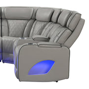 Galaxy Home Fortuner Gray Sectional