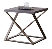 Steve Silver Aegean Black Nickel 3pc Coffee Table Set