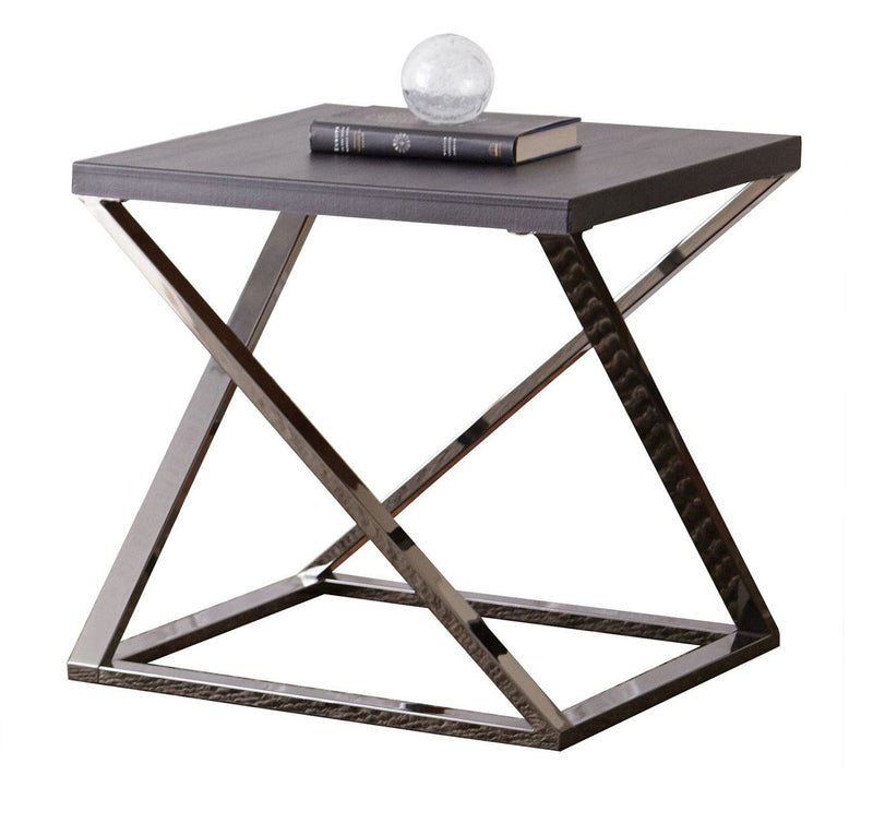 Steve Silver Aegean Black Nickel 3pc Coffee Table Set