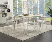 Acme Furniture Ingram Light Gray 5pc Dining Room Set