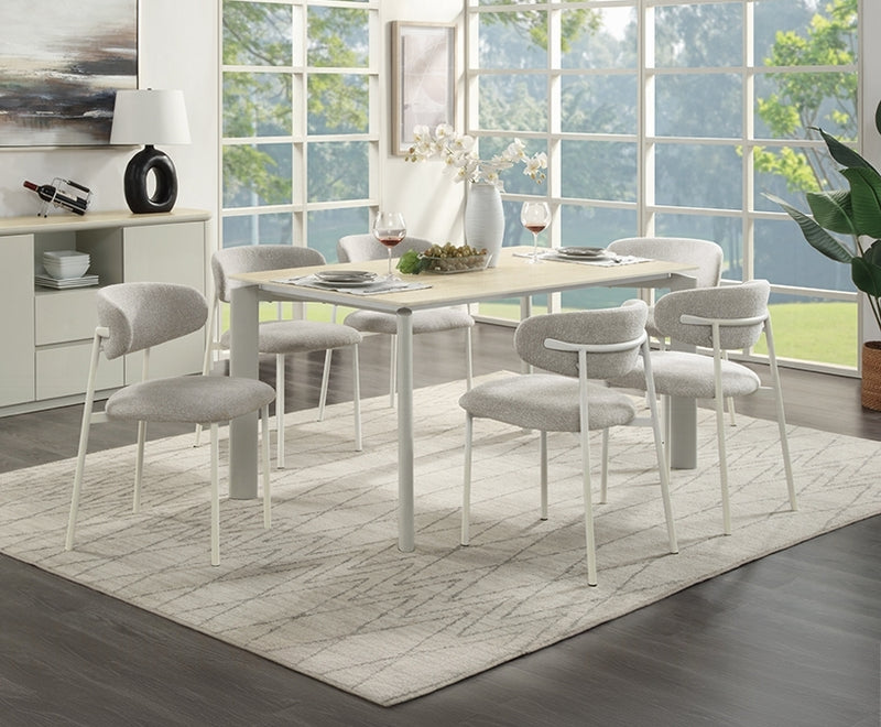 Acme Furniture Ingram Light Gray 5pc Dining Room Set