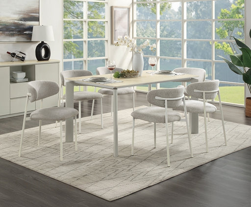 Acme Furniture Ingram Light Gray 5pc Dining Room Set
