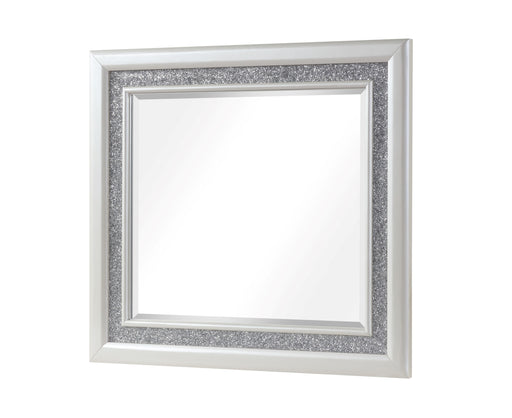 Galaxy Home Passion Milky White Wood Mirror