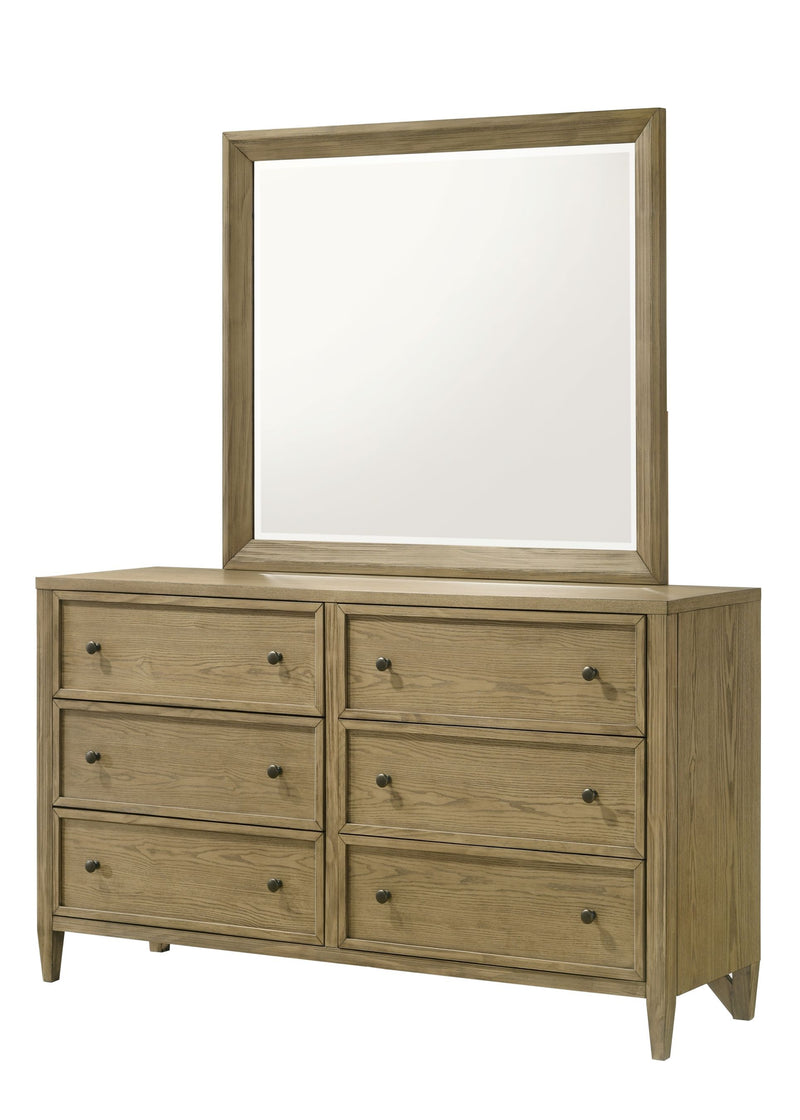 Crown Mark Sienna Antique Brown Mirror