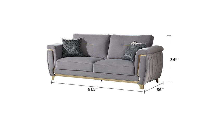 Galaxy Home Leena Beige Sofa
