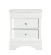 Global Furniture Pompei Metallic Grey Nightstand