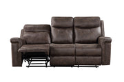 New Classic Furniture Quade Mocha Dual Recliner Sofa