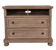 New Classic Furniture Allegra Gray Pewter Media Console