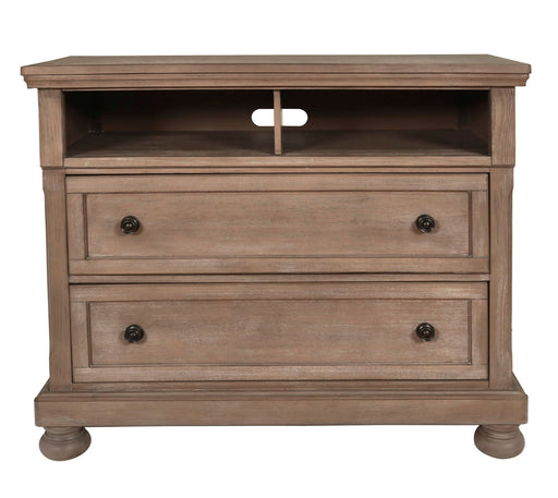 New Classic Furniture Allegra Gray Pewter Media Console