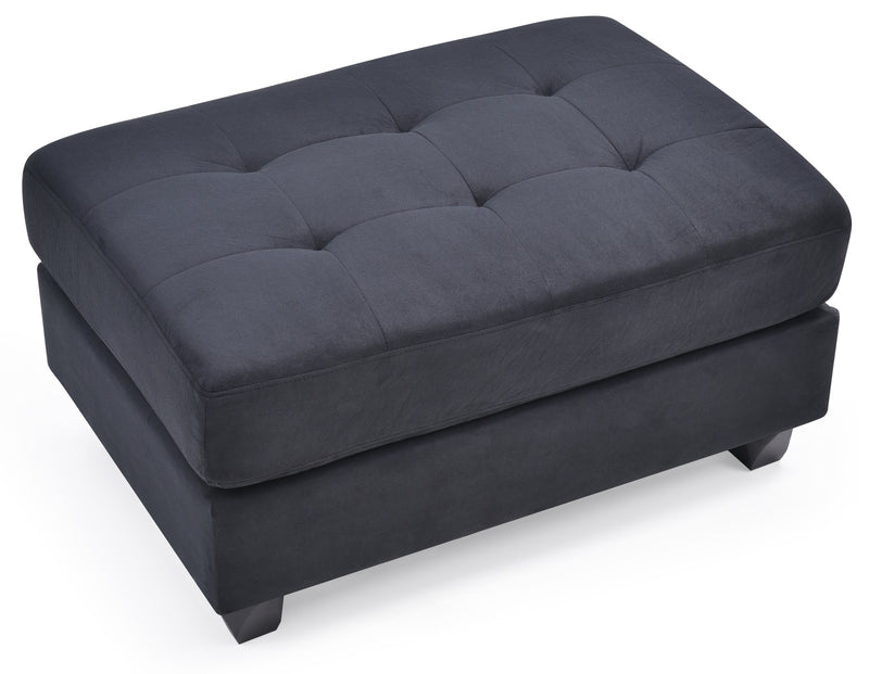 Glory Furniture Malone Aqua Ottoman