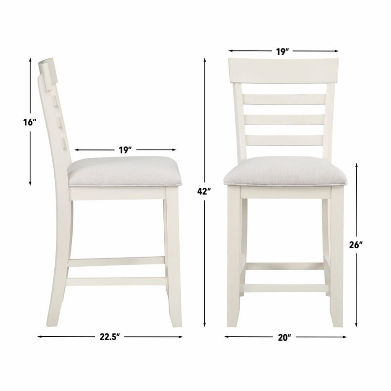 Steve Silver Hyland Stone Gray 7pc Counter Set