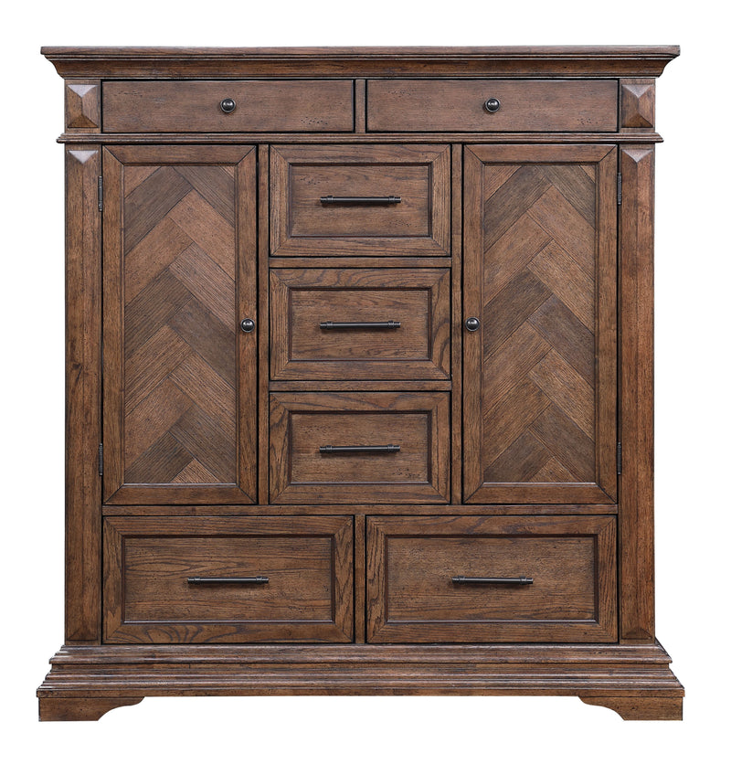 New Classic Furniture Mar Vista Walnut Door Chest