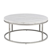 Acme Furniture Zaidee Natural Nickel Coffee Table