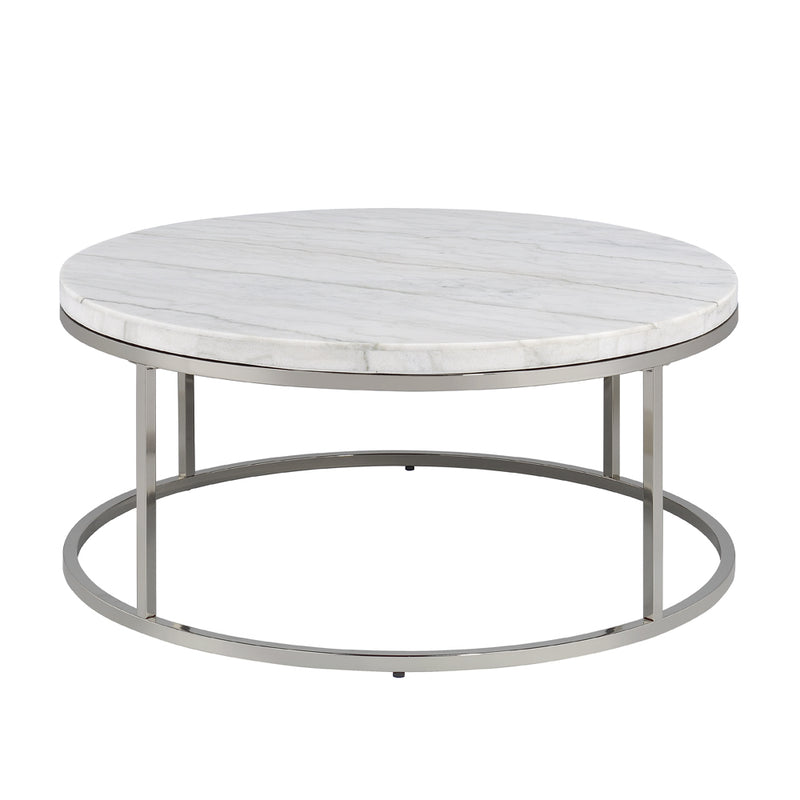 Acme Furniture Zaidee Natural Nickel Coffee Table