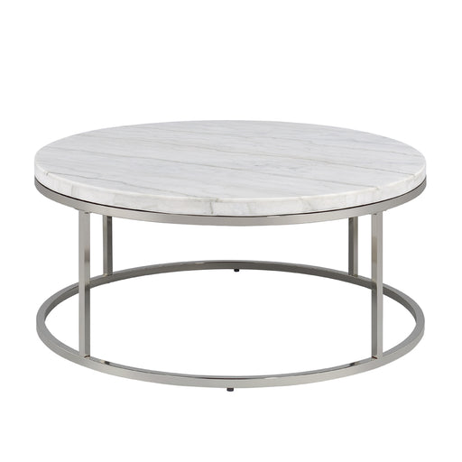 Acme Furniture Zaidee Natural Nickel Coffee Table