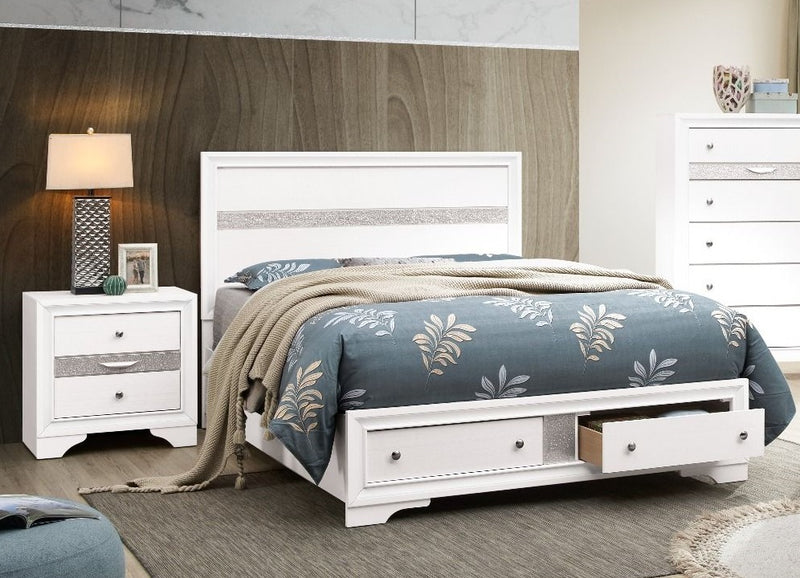 Glory Furniture Madrid Gray Nightstand