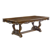 Acme Furniture Latisha Antique Oak Double Pedestal Dining Table
