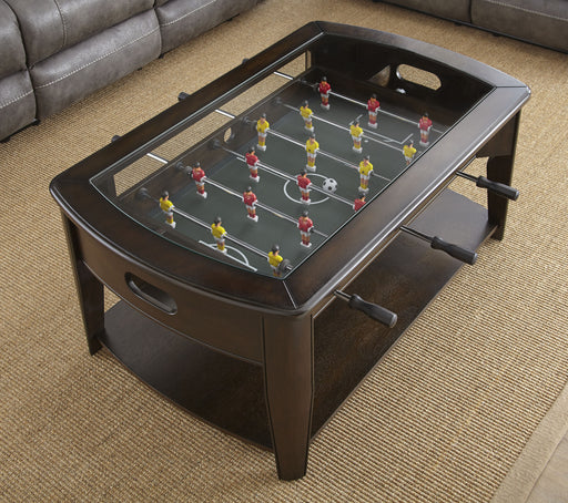 Steve Silver Diletta Dark Walnut Foosball Cocktail Table