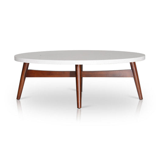 Steve Silver Serena White Silverstone Coffee Table