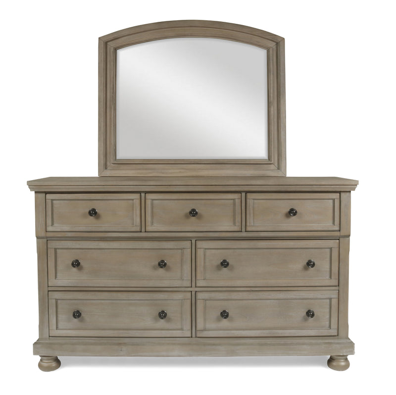 New Classic Furniture Allegra Gray Pewter Mirror