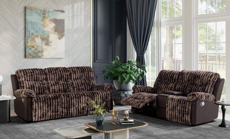 Global Furniture U6028 Grey 2pc Living Room Set