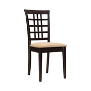Coaster Furniture Kelso Cappuccino Beige 3pc Dining Room Set