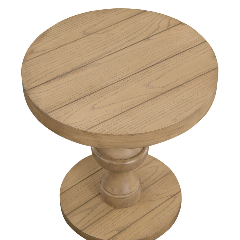 Steve Silver Dory Sand Round End Table