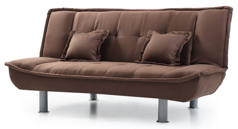 Glory Furniture Lionel Chocolate Microfiber Sofa Bed