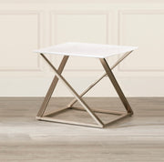 Steve Silver Zurich White End Table