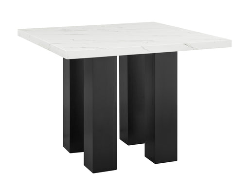 Crown Mark Parkside Black White Counter Height Table