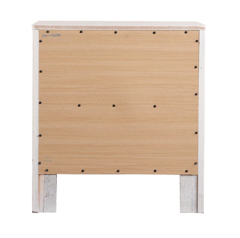 Glory Furniture Burlington White Nightstand