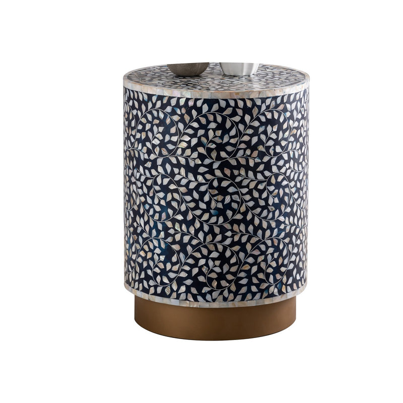 Galaxy Home Luxe Blue 3pc Coffee Table Set