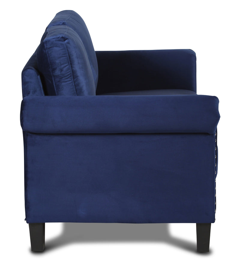 New Classic Furniture Alani Deep Blue Loveseat