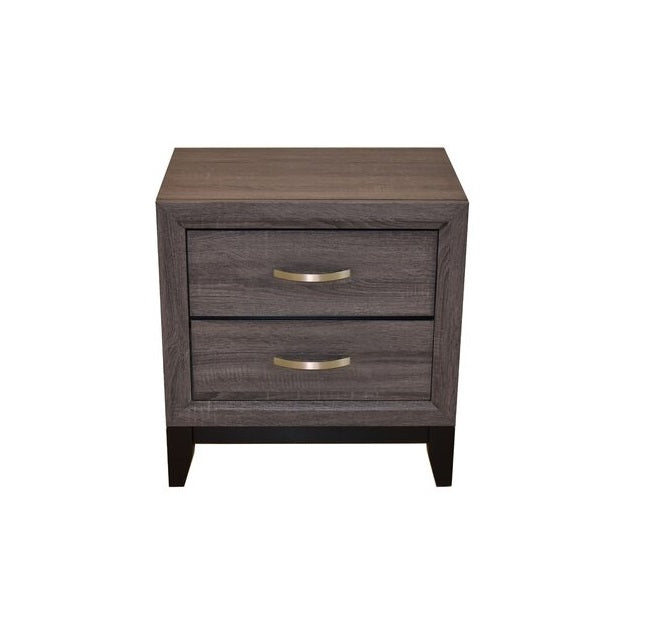 Galaxy Home Sierra Gray Wood Night Stand