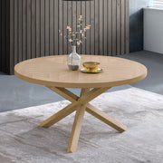 Acme Furniture Kasem Oak Round Dining Table