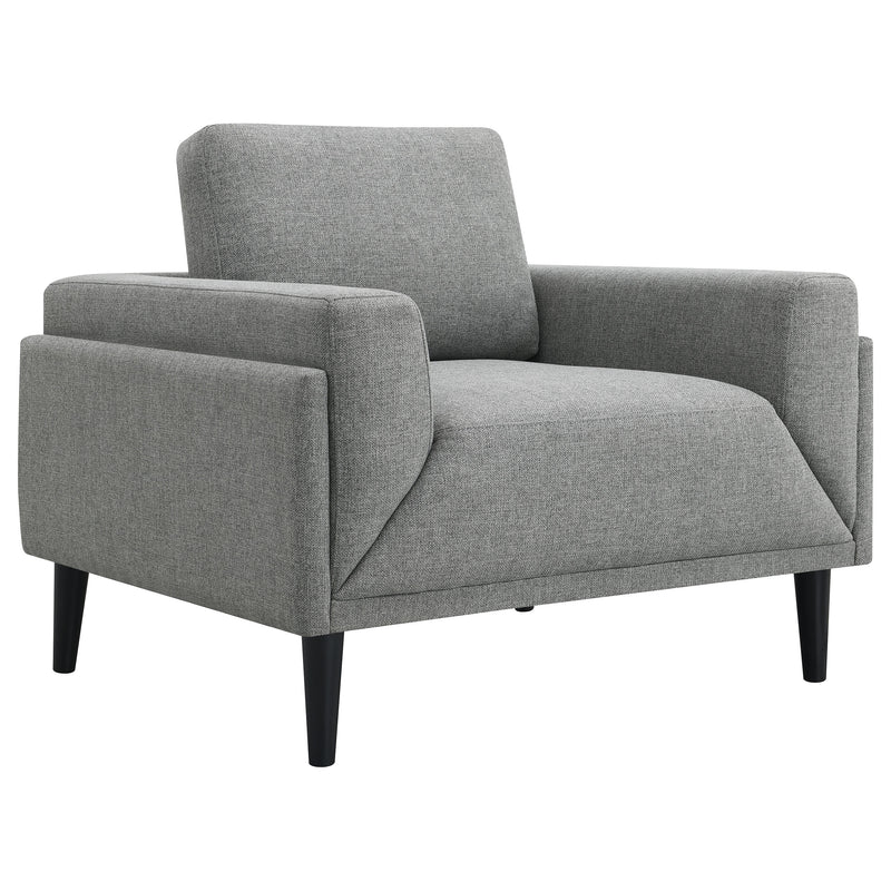 Coaster Furniture Rilynn Grey Upholstered Arms 3pc Living Room Set