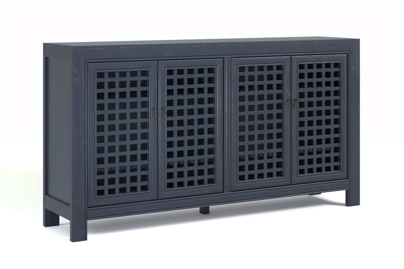 Steve Silver Rio Navy 4 Door Accent Cabinet